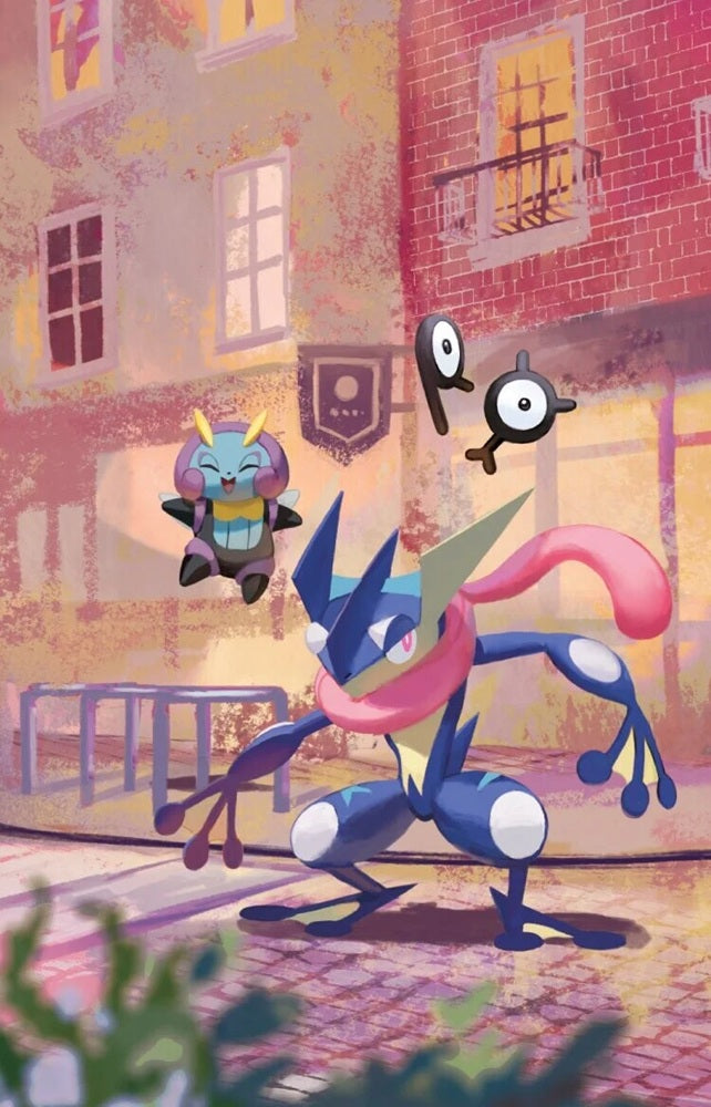 Pokémon Kort 30th Anniversary Mini Tin Greninja med 2 Boosterpakker (Night)