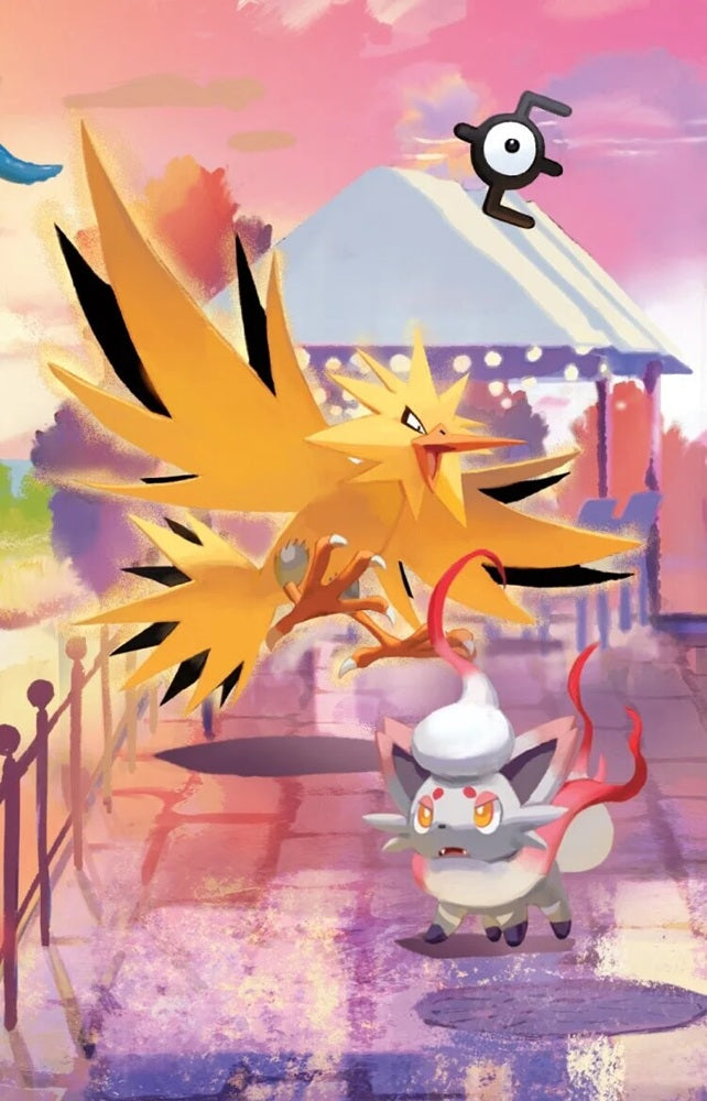 Pokémon Kort 30th Anniversary Mini Tin Zapdos med 2 Boosterpakker (Night)