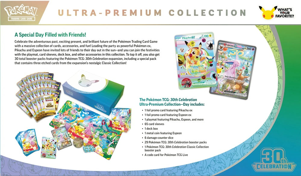 Pokemon Mega Evolution: 30th Celebration - Ultra-Premium Collection